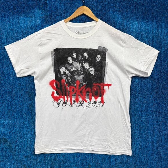 Slipknot Self Titled Album 2024 Tour Graphic T-Shirt Size Large - Picture 1 of 4